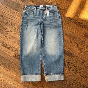 NWT Lane Bryant Women’s Blue Boyfriend Jeans/Baggy/Relaxed Straight